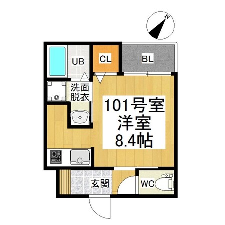 鶴舞駅 徒歩12分 1階の物件間取画像